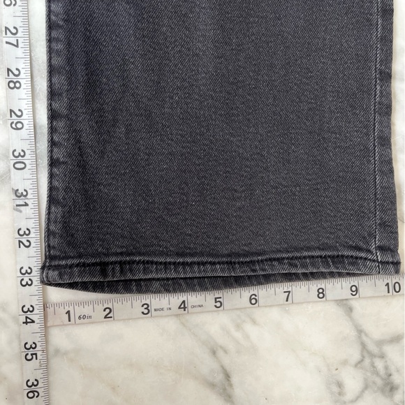 Levi’s Ribcage Bootcut Jeans Washed Black High Waisted  Button Fly Size 31/33 - Picture 3 of 14